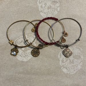 Set of 4 Alex and ani bracelets
